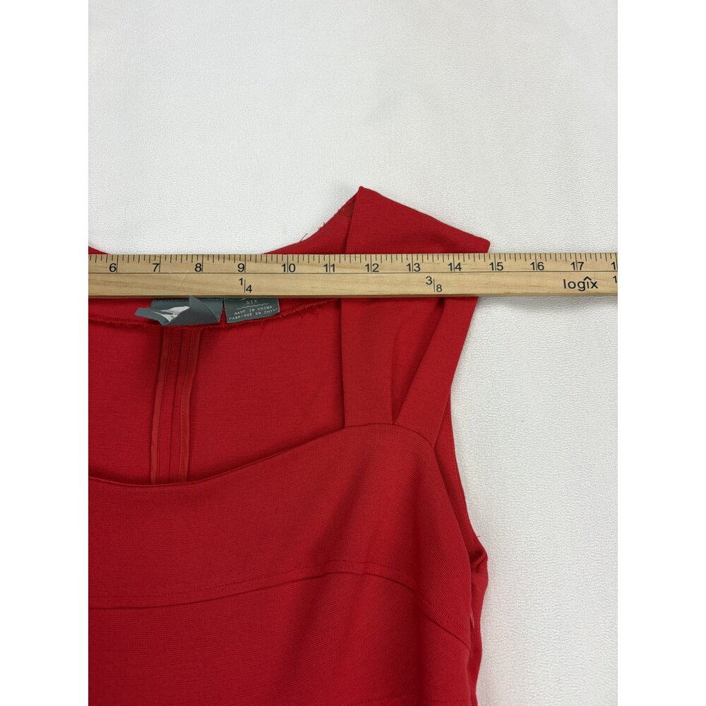 Girls From Savoy Red & Navy Colorblock Sheath Dress Size 6 - Picture 7 of 9